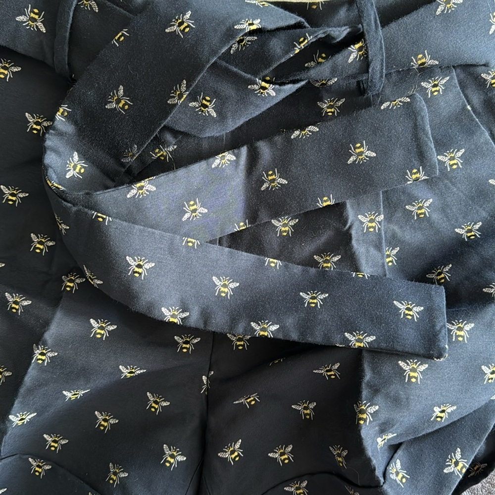 J. Crew Navy Bumble Bee High-Waisted Shorts - Picture 7 of 10